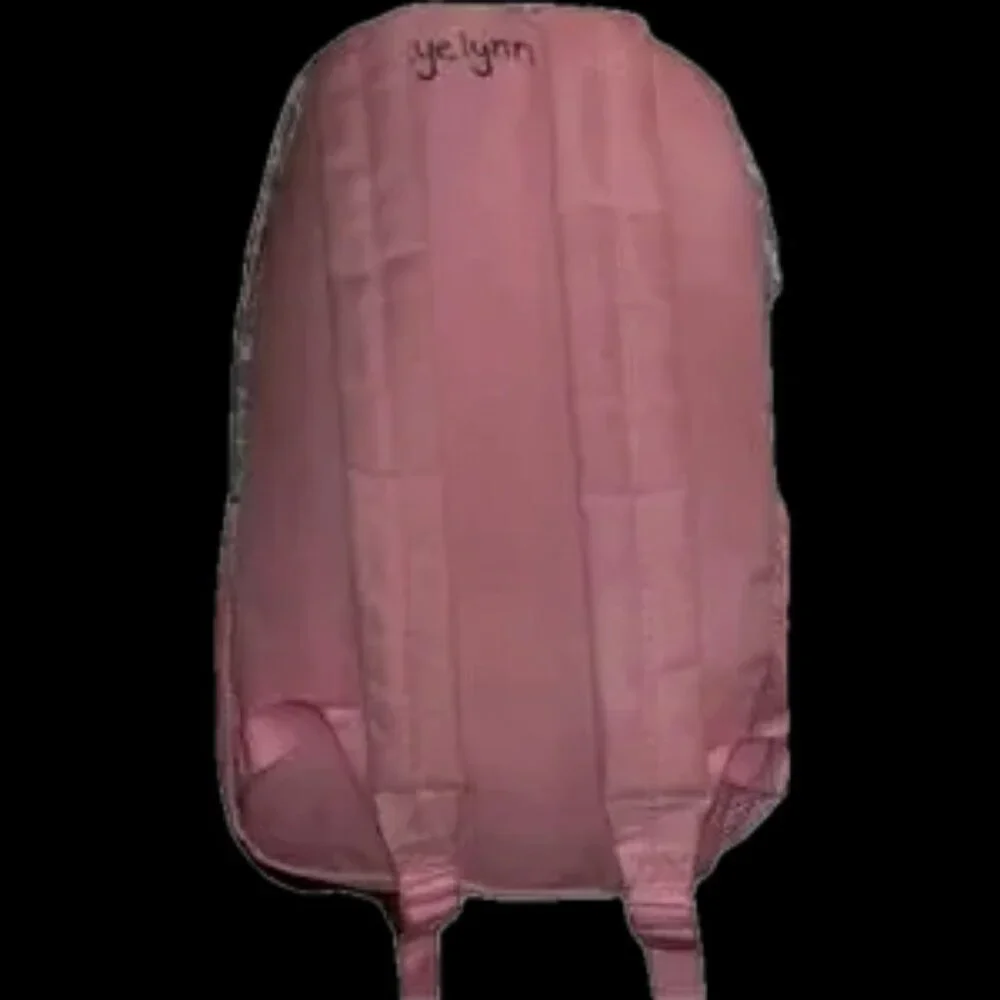 Beautiful pink purple cute euc fun fantastic reading rainbow children’s backpack